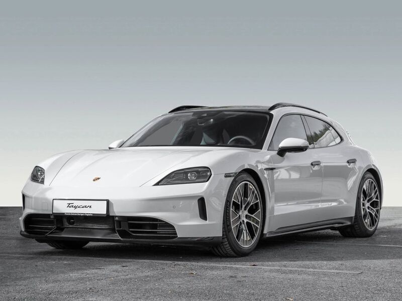 Weiß Neu 2024 Porsche Taycan Sport Turismo Limousine | 131.502 € (Teuer) - Bild 1/4