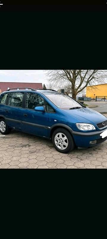 Gebraucht Opel Zafira Eco 101 PS (74 kW) 2001 Blau Van / Kleinbus