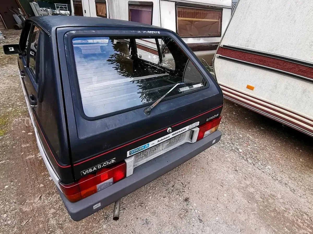 Gebraucht Citroën Visa 34 PS (25 kW) 1981 Schwarz Kleinwagen