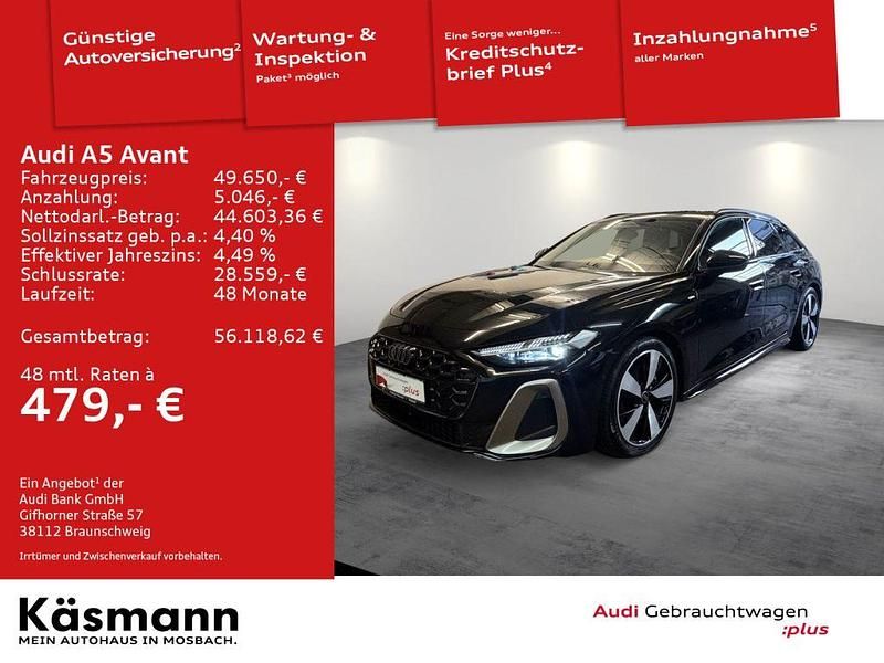 Second-hand Audi A5 Ambiente 204 CP (150 kW) 2025 Negru Break