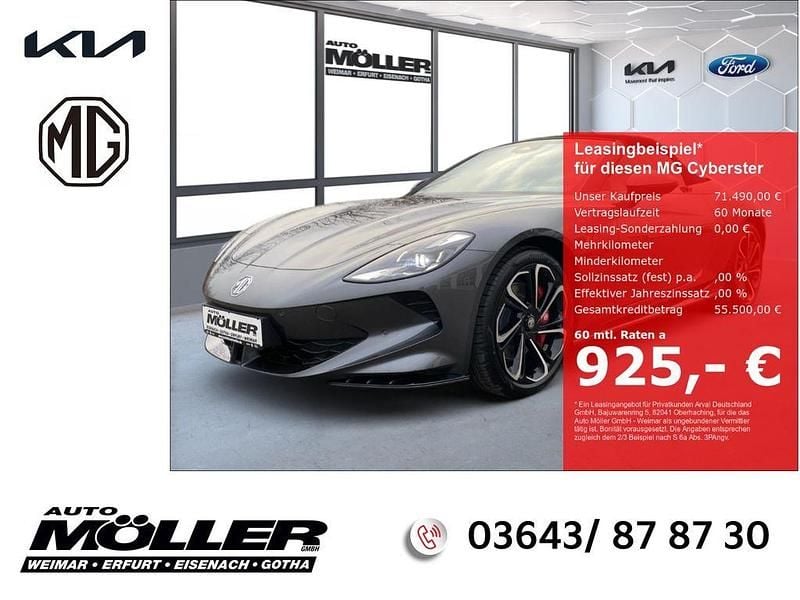 Neu MG Cyberster 375 kW (510 PS) 2025 Grau Cabrio