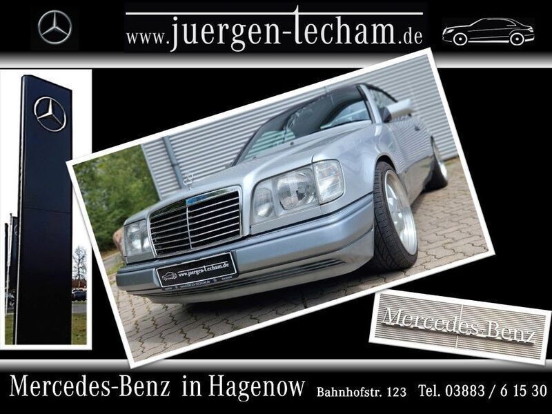 Brillantsilber metallic Gebraucht 1997 Mercedes E220 Edition Cabrio | 34.900 € - Bild 1/4
