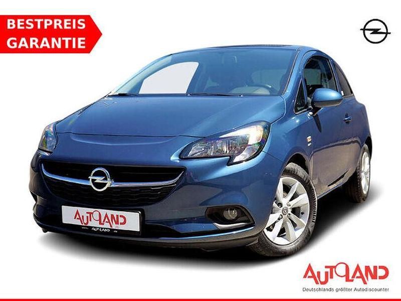 Blau Gebraucht 2017 Opel Corsa Active Kleinwagen | 10.950 € (Teuer) - Bild 1/4