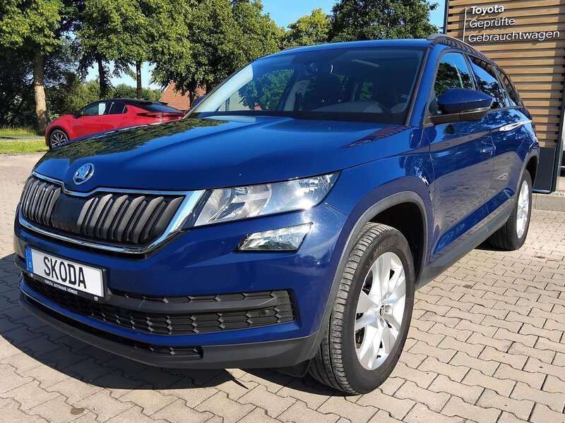 Blau Gebraucht 2018 Skoda Kodiaq Ambition SUV | 23.990 € (Fairer Preis) - Bild 1/4