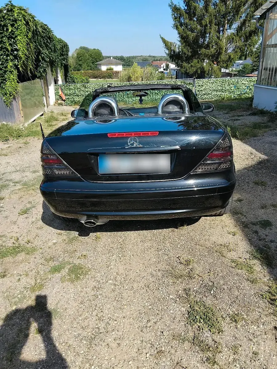 Gebraucht Mercedes SLK200 163 PS (119 kW) 2003 Schwarz Cabrio