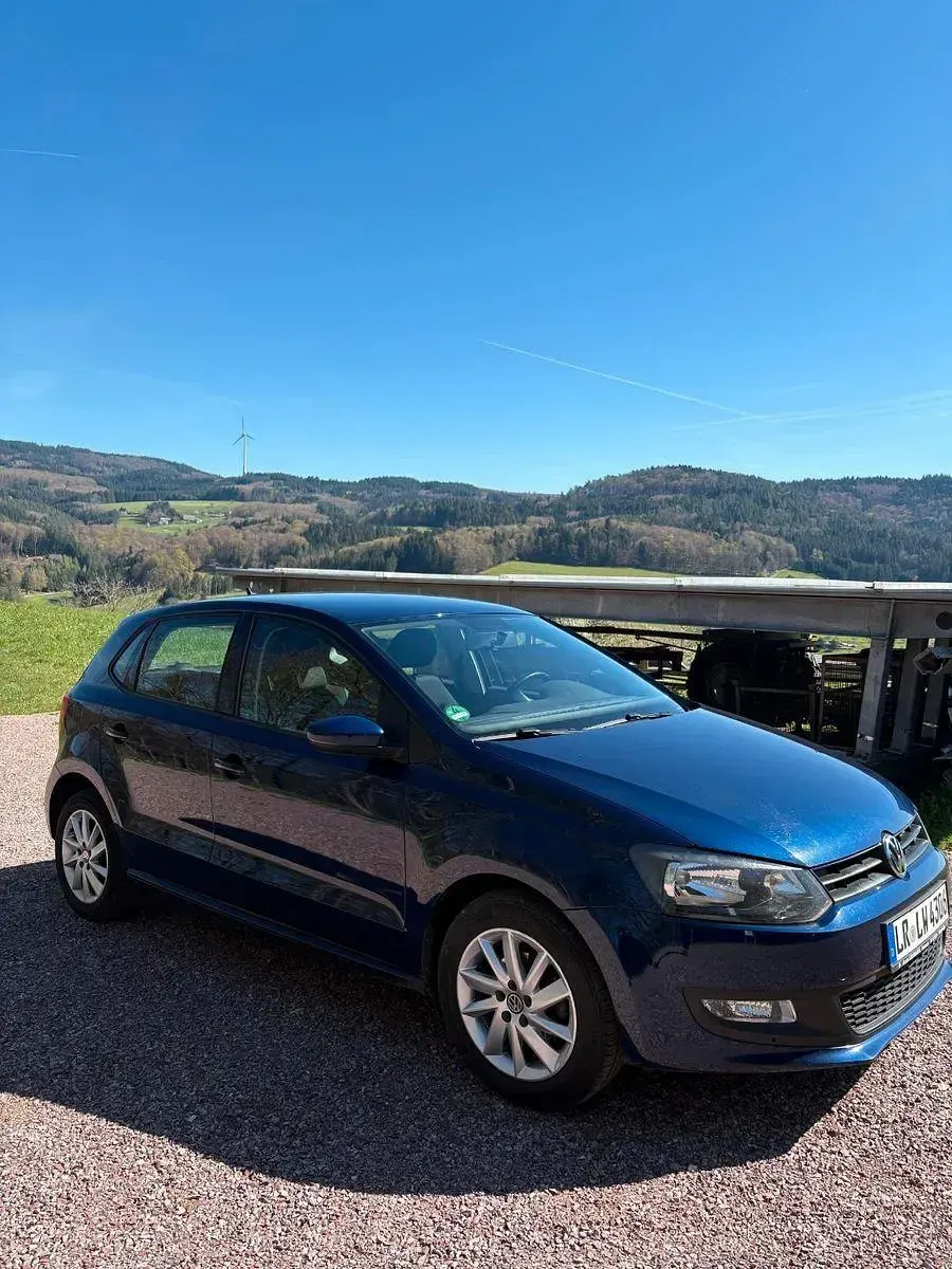 Brugt VW Polo Trendline 60 HK (44 kW) 2010 Blå Hatchback