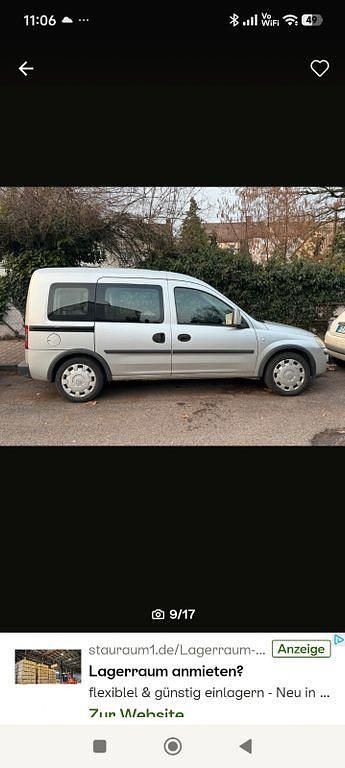 Gebraucht Opel Combo Edition 94 PS (69 kW) 2007 Silber Van / Kleinbus