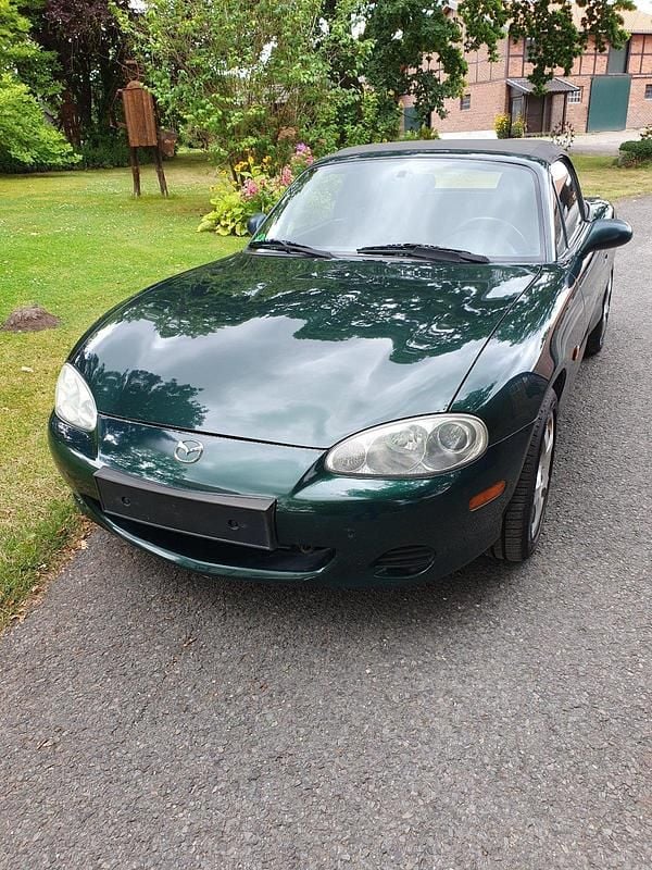 Usata Mazda MX5 110 CV (80 kW) 2002 Verde Cabrio