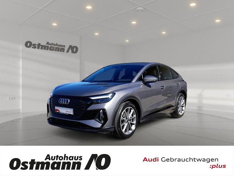 Taifungrau metallic Gebraucht 2022 Audi Q4 Sportback e-tron S-Line SUV | 32.450 € (Guter Preis) - Bild 1/4