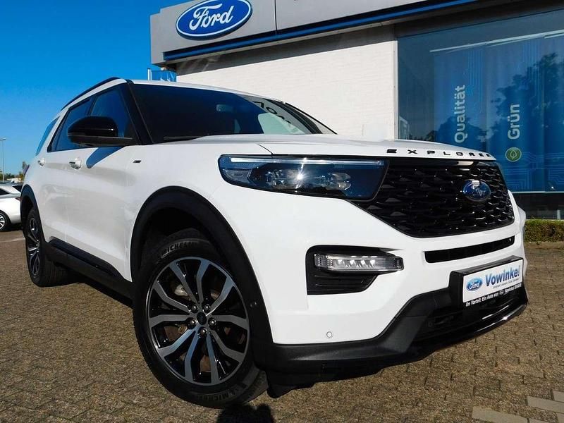 Weiß Gebraucht 2021 Ford Explorer ST-Line SUV | 44.990 € (Etwas zu teuer) - Bild 1/4
