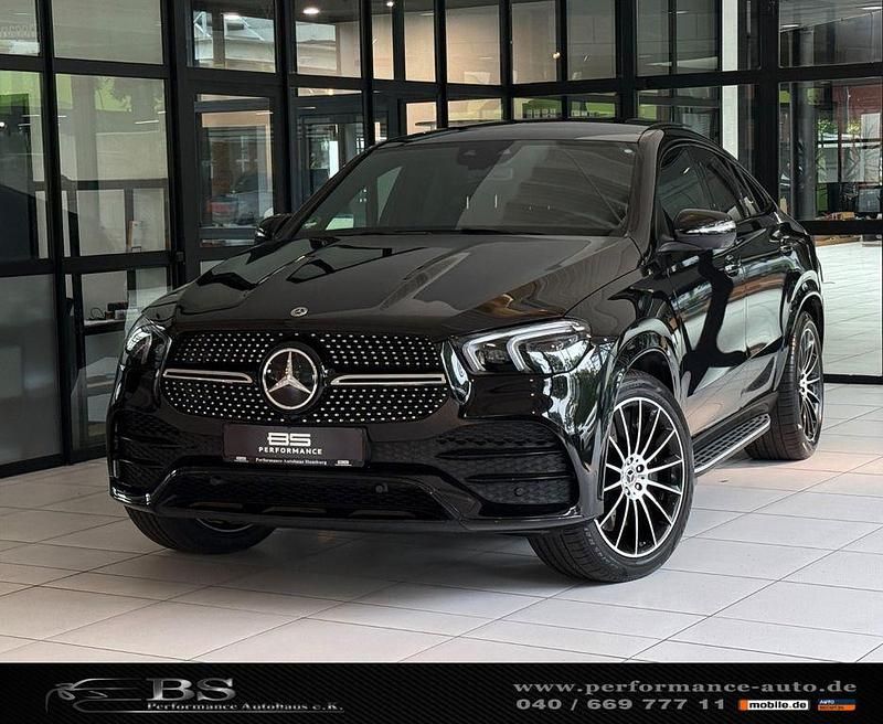 Schwarz Gebraucht 2023 Mercedes GLE400 AMG line Coupé | 85.990 € (Etwas zu teuer) - Bild 1/4
