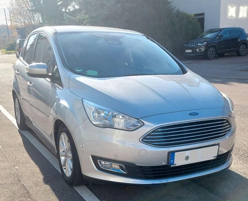 Gebraucht Ford C-MAX Titanium 125 PS (91 kW) 2017 Silber Van / Kleinbus