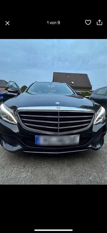 Schwarz Gebraucht 2015 Mercedes C180 Kombi | 13.600 € (Fairer Preis) - Bild 1/4