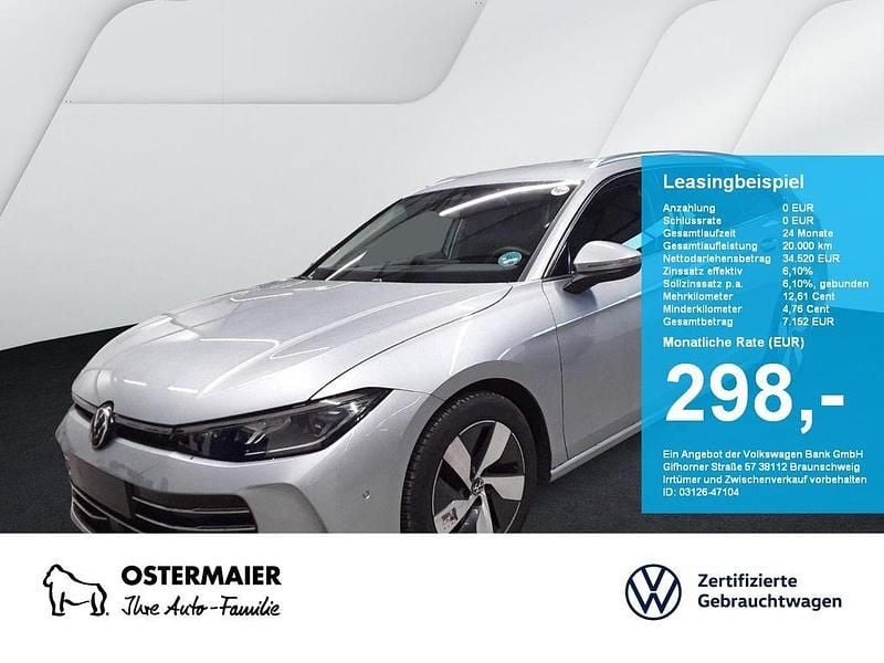 Oyster silver metallic Gebraucht 2025 VW Passat Elegance Kombi | 34.520 € (Guter Preis) - Bild 1/4