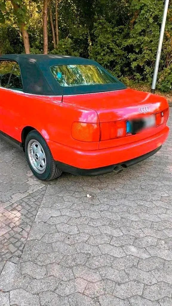 Gebraucht Audi Cabriolet 133 PS (97 kW) 1991 Rot Cabrio
