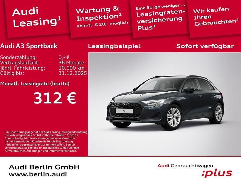 Manhattangrau metallic Gebraucht 2025 Audi A3 Ambiente Kombi | 29.990 € - Bild 1/3