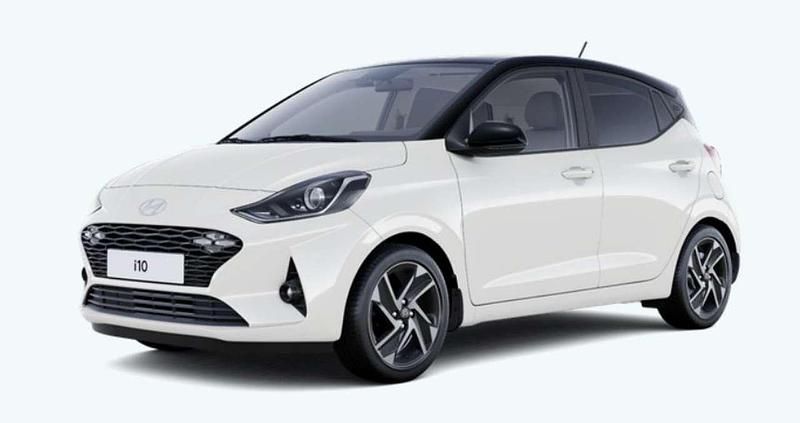 Atlas white / phantom black Neu 2025 Hyundai i10 Prime Kleinwagen | 19.700 € (Fairer Preis) - Bild 1/4