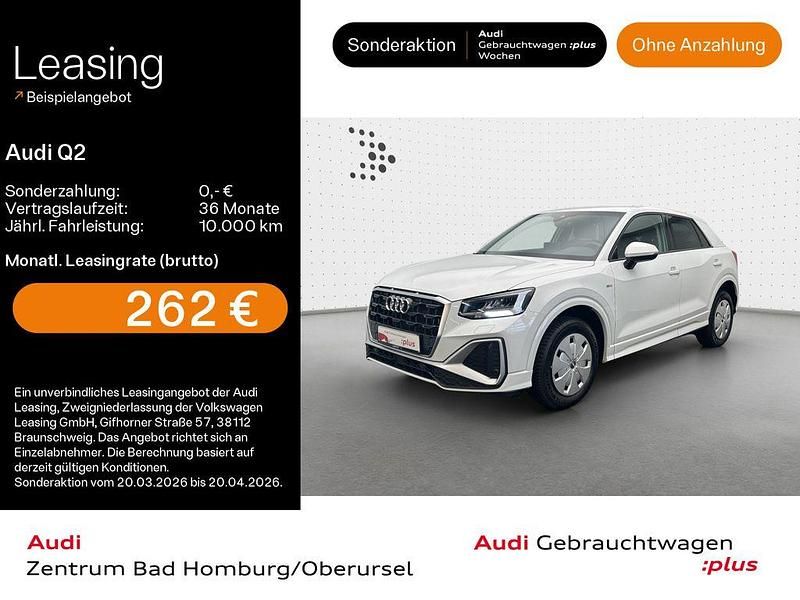 Gebraucht Audi Q2 S-Line 150 PS (110 kW) 2025 Gletscherweiß metallic SUV