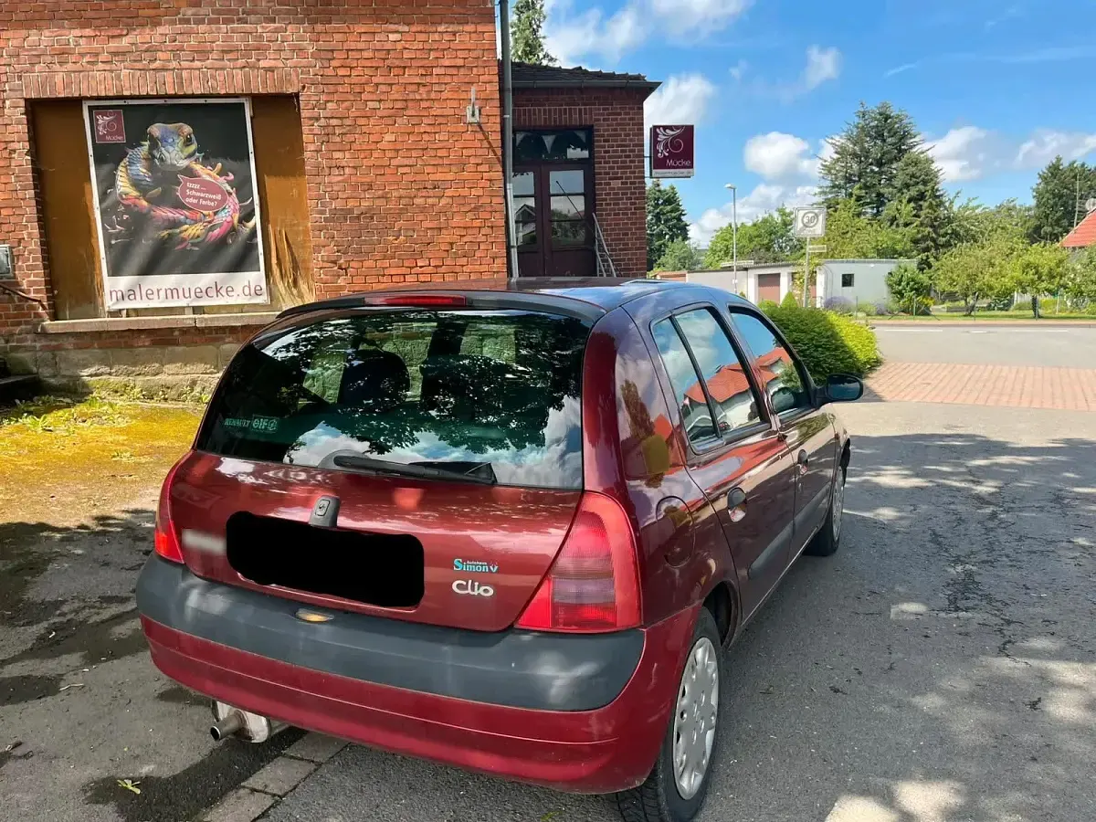 Gebraucht Renault Clio 1999 Rot Kleinwagen