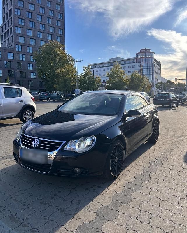 Schwarz Gebraucht 2006 VW Eos Edition Cabrio | 5.500 € (Teuer) - Bild 1/4