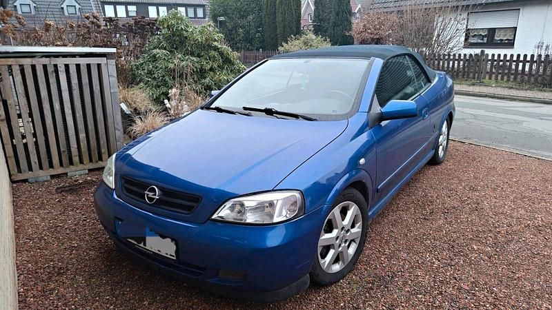 Blau Gebraucht 2003 Opel Astra Cabriolet Cabrio | 1.499 € (Guter Preis) - Bild 1/4