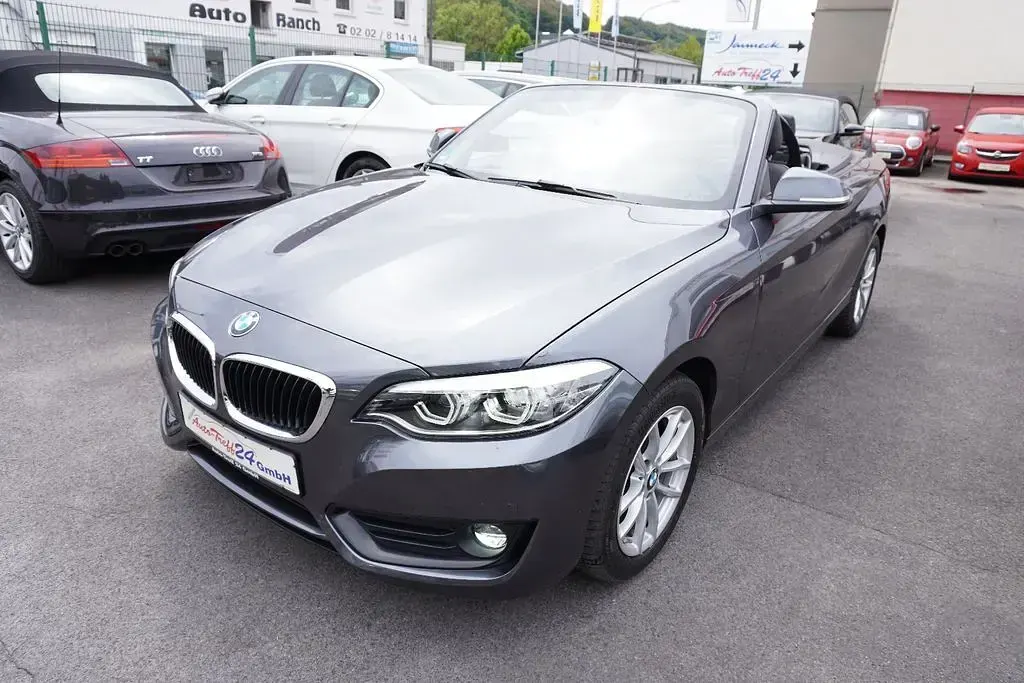 Gebraucht BMW 218 Advantage 136 PS (100 kW) 2018 Grau Cabrio