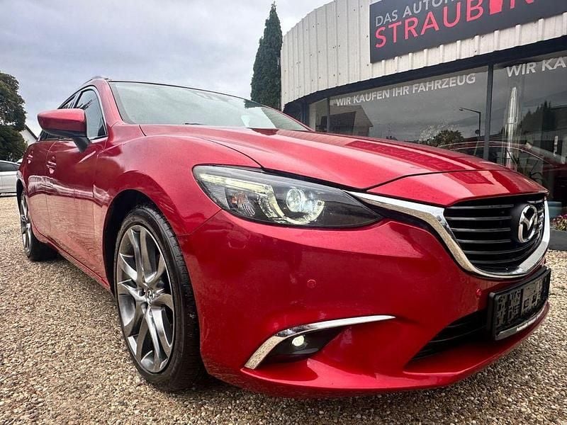 Rot Gebraucht 2015 Mazda 6 Sports-Line Kombi | 6.450 € (Guter Preis) - Bild 1/4