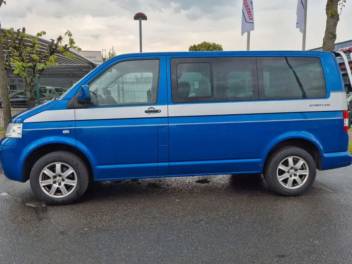 Second-hand VW T5 131 CP (96 kW) 2007 Albastru Van