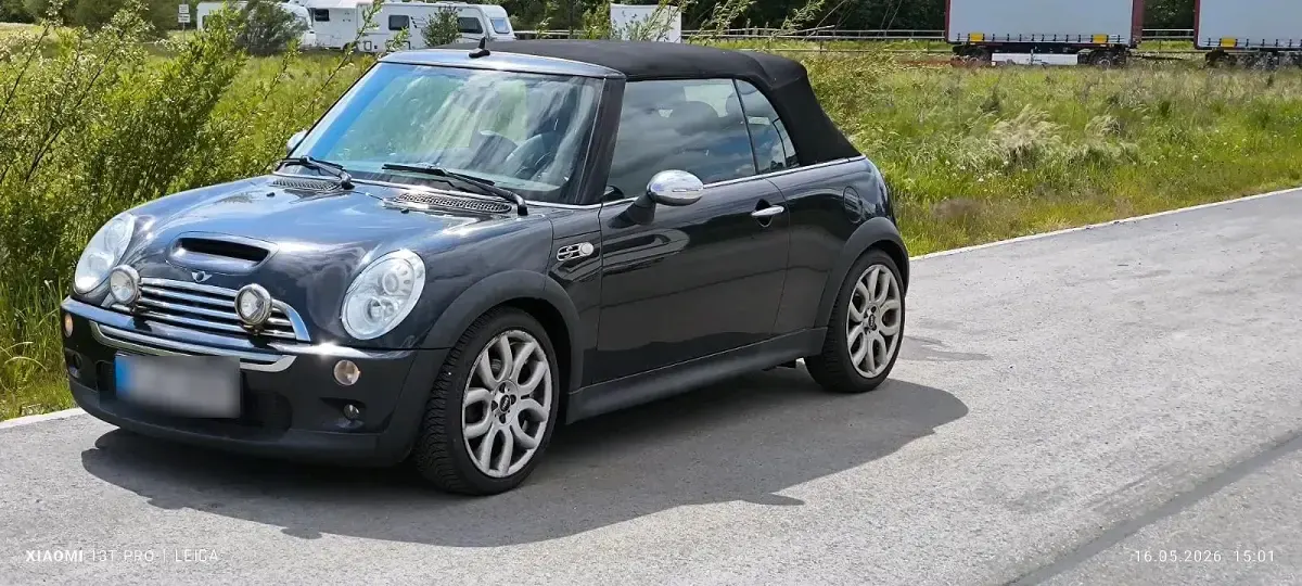 Usata Mini Cooper S Cabriolet 170 CV (125 kW) 2007 Nero Cabrio