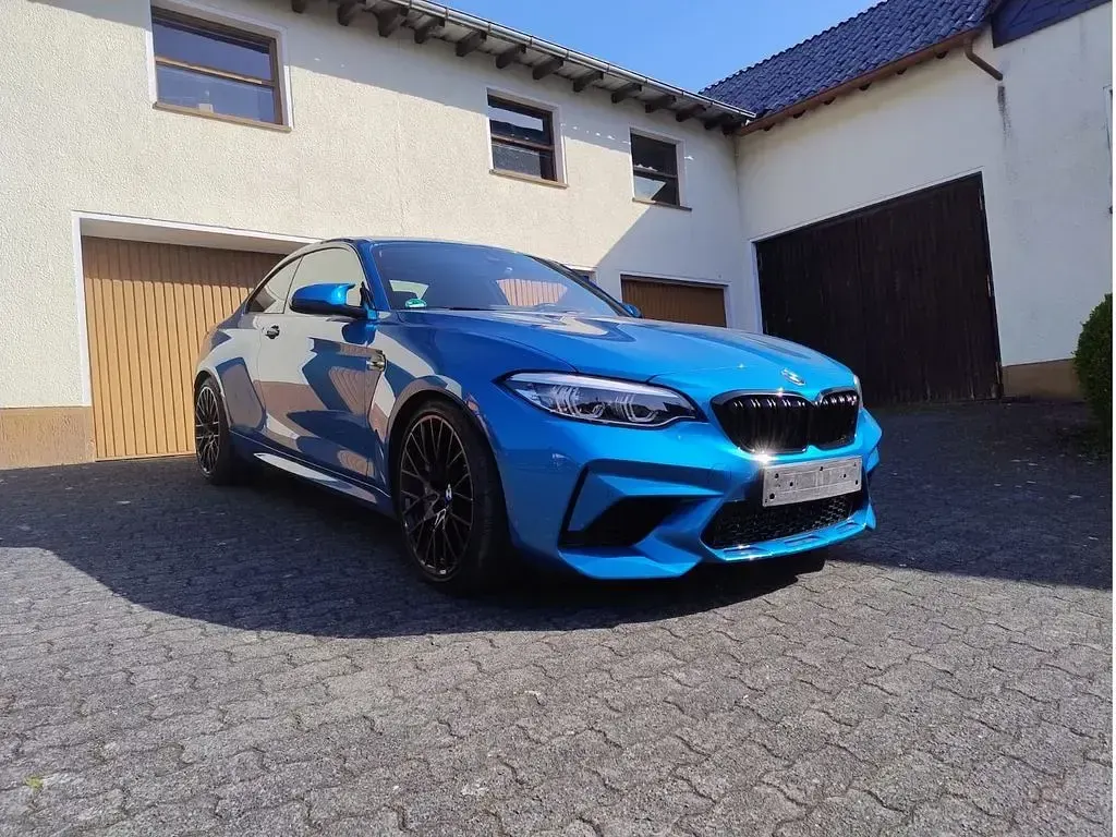 Gebraucht BMW M2 Competition Edition 411 PS (302 kW) 2020 (long beach blue metallic (bordeaux)) Coupé
