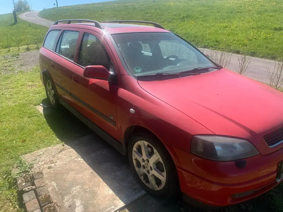 Usata Opel Astra 125 CV (91 kW) 2003 Rosso Station wagon