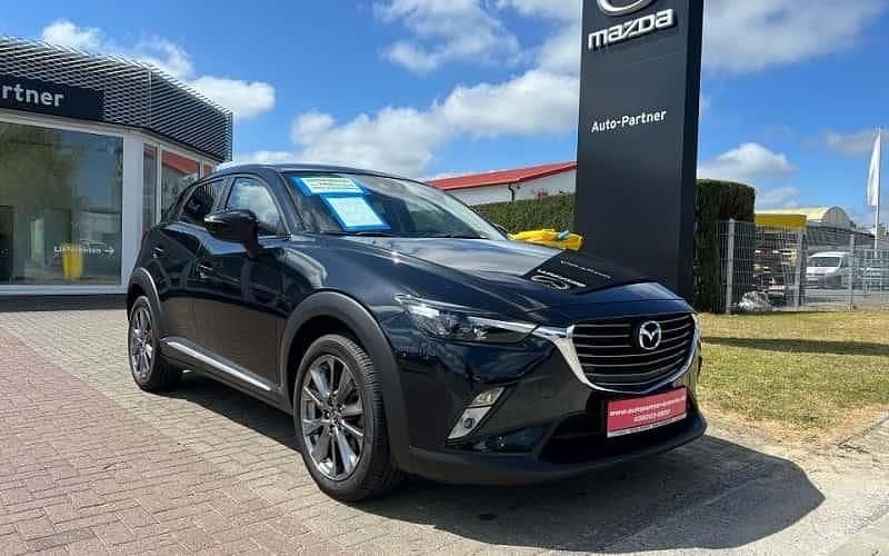 Onyxschwarz metallic Gebraucht 2017 Mazda CX-3 Kizoku SUV | 15.990 € (Fairer Preis) - Bild 1/4