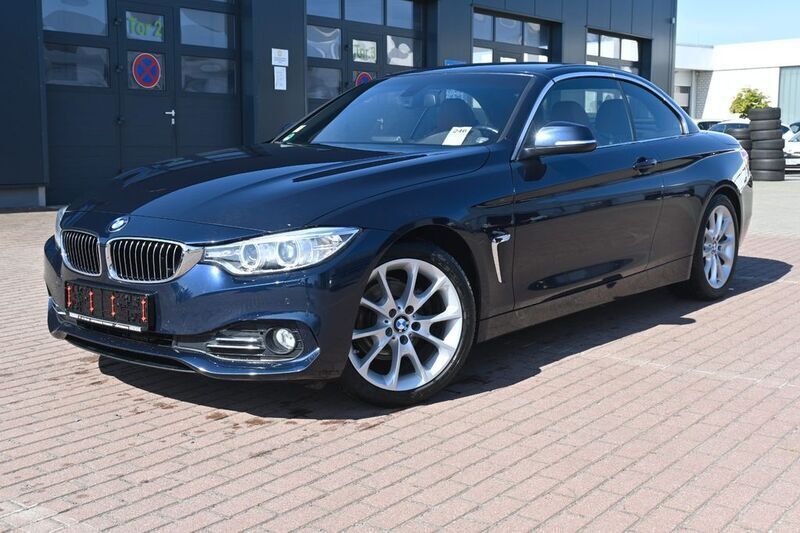 Blau Gebraucht 2016 BMW 420 Luxury Line Cabrio | 21.390 € (Fairer Preis) - Bild 1/4