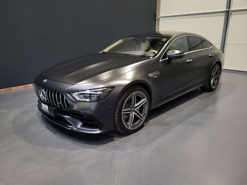 Designo graphitgrau magno Gebraucht 2022 Mercedes AMG GT 43 AMG Coupé | 88.950 € (Teuer) - Bild 1/4