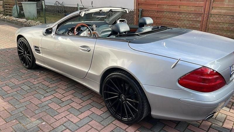 Gebraucht Mercedes SL500 306 PS (225 kW) 2002 Silber Cabrio