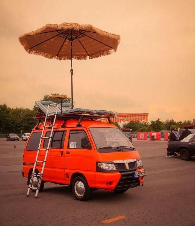 Gebraucht Piaggio Porter 64 PS (47 kW) 2010 Orange Van / Kleinbus