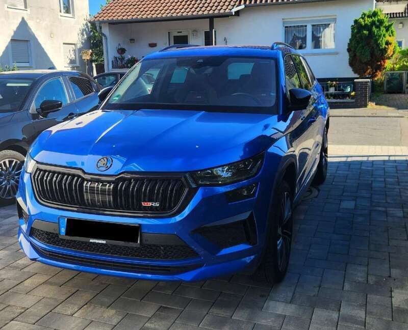 Blau Gebraucht 2022 Skoda Kodiaq RS SUV | 42.000 € (Fairer Preis) - Bild 1/3