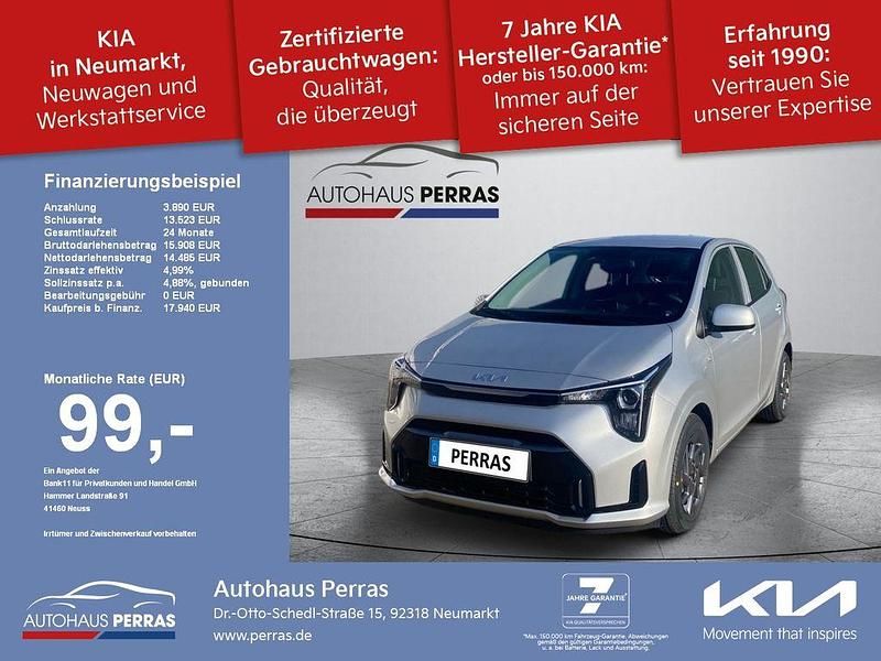 Neu Kia Picanto Vision 79 PS (58 kW) 2025 Sparkling silver Kleinwagen