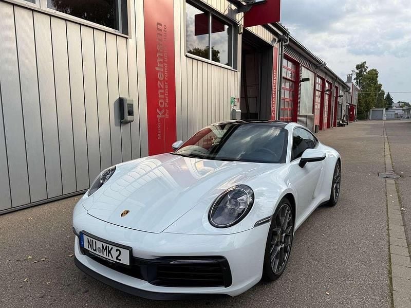 Carraraweiss/gletscherweiss Gebraucht 2019 Porsche 911 Carrera S Chrono Coupé | 125.990 € (Fairer Preis) - Bild 1/4