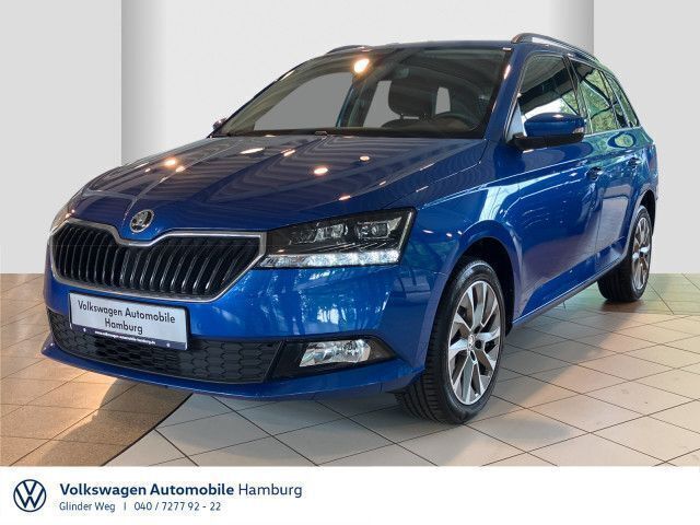 Raceblau metallic Gebraucht 2022 Skoda Fabia Best of Kombi | 18.450 € (Etwas zu teuer) - Bild 1/4
