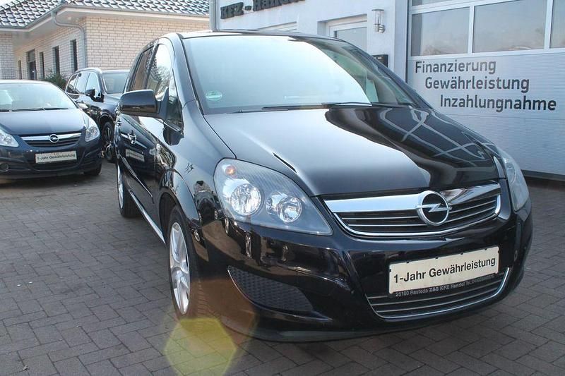 Gebraucht Opel Zafira Edition 116 PS (85 kW) 2011 Schwarz Van / Kleinbus