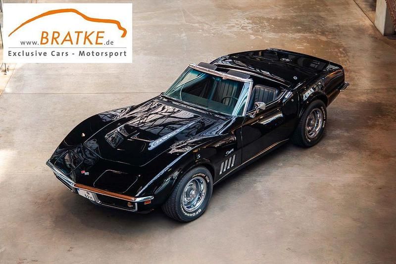 Second-hand Corvette Stingray 390 CP (286 kW) 1969 Negru Cabrio