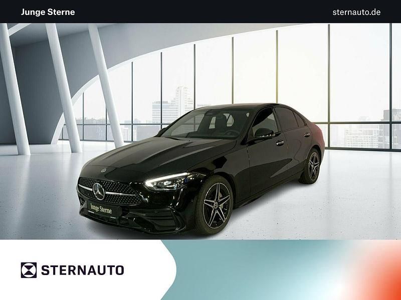 Metalliclack obsidianschwarz Gebraucht 2024 Mercedes C300 AMG Limousine | 45.980 € (Fairer Preis) - Bild 1/4