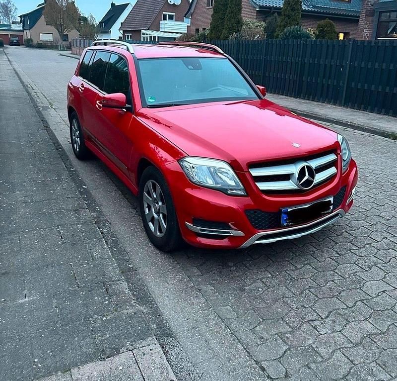 Rot Gebraucht 2013 Mercedes GLK220 SUV | 10.200 € (Superpreis) - Bild 1/4