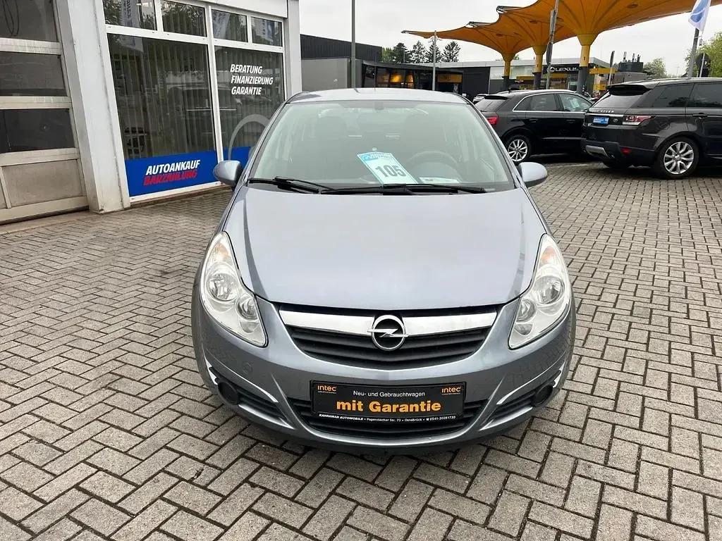 Używany Opel Corsa Edition 80 KM (58 kW) 2009 Srebrny Hatchback