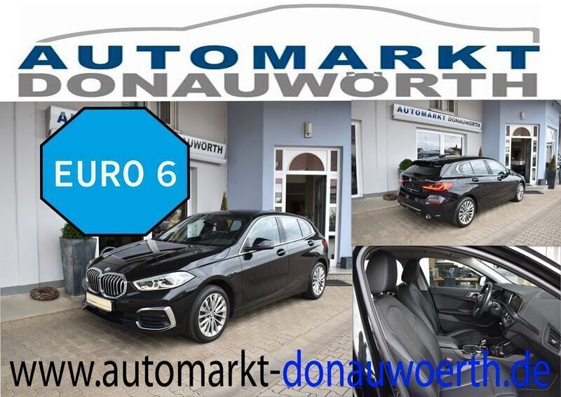 Schwarz black sapphire metallic (schwarz) metallic Gebraucht 2022 BMW 120 Luxury Line Kleinwagen | 27.995 € (Fairer Preis) - Bild 1/4