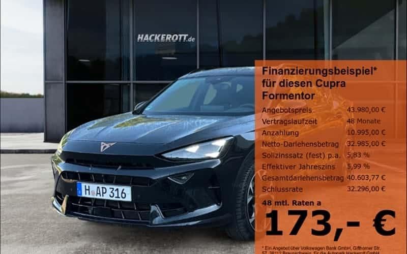 Schwarz Gebraucht 2024 Cupra Formentor VZ SUV | 42.480 € (Teuer) - Bild 1/4