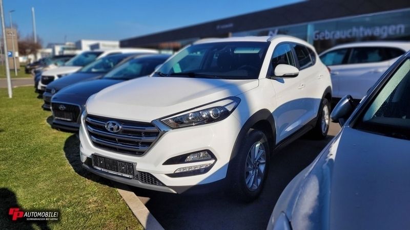 Platinum silver Gebraucht 2018 Hyundai Tucson Trend SUV | 17.990 € (Teuer) - Bild 1/4