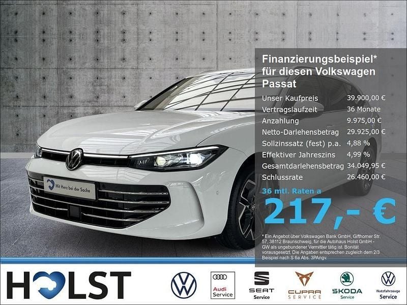 Weiß Gebraucht 2024 VW Passat Elegance Kombi | 39.900 € (Guter Preis) - Bild 1/4