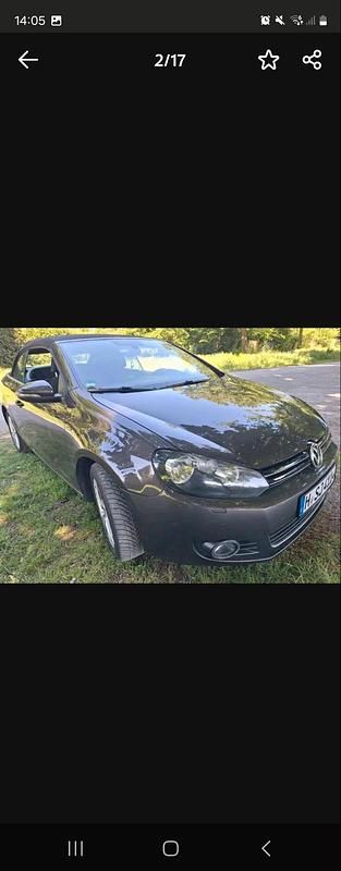 Braun Gebraucht 2014 VW Golf Cabriolet Cabrio | 8.000 € (Guter Preis) - Bild 1/4